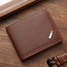 Carteira Masculina Slim em Couro Texturizado